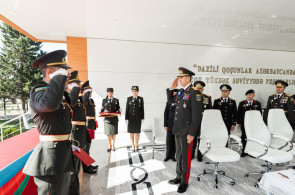 <p>DİN-in Hərbi İnstitutunda növbəti buraxılış olub - <font color="#ff0000">VİDEO</font></p>