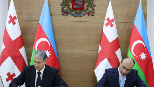<p><b>Daxili işlər naziri Gürcüstana səfər edib, birgə saziş imzalanıb&nbsp;</b></p>