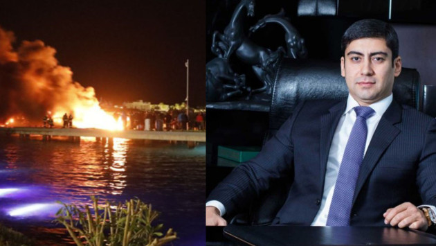 <p><b>Kül olan lüks yaxtalar Anar Əlizadənin imiş&nbsp;</b></p>