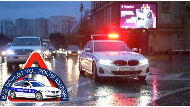 <p><b>BDYPİ yağıntılı hava şəraiti ilə bağlı hərəkət iştirakçılarına xəbərdarlıq edib&nbsp;</b></p>