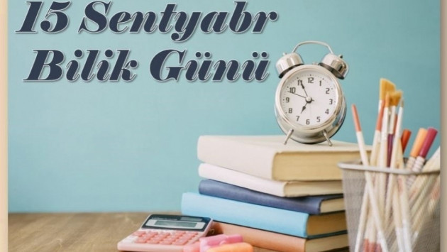 <p>Azərbaycanda Bilik Günüdür</p>