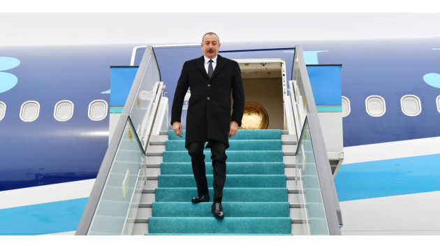 <p><b>Prezident İlham Əliyev Türkmənistana işgüzar səfərə gedib</b></p>