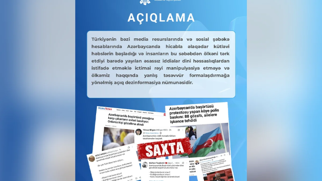 <p>Şura: Hicabla bağlı saxta məlumatlarla ictimai rəy manipulyasiya edilir</p>